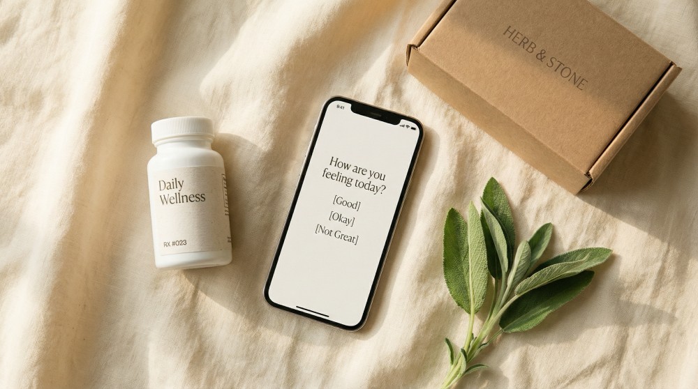 ClearedRx process — consultation, prescription, delivery
